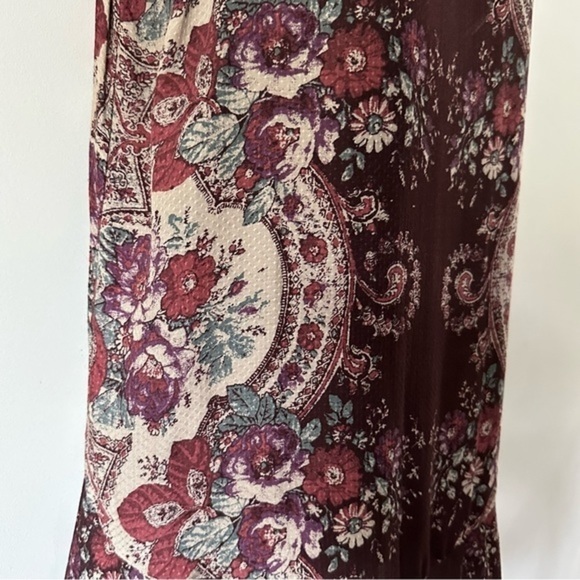 EUC Free People Intimately Free Dobby Dot Flounce Hem Slip Dress XS - Picture 4 of 13